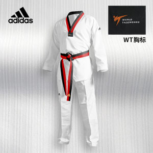 Adidas Tai Chi ศิลปะการต่อสู้เสื้อผ้าสําหรับเด็กผู้ใหญ่นักเรียนมหาวิทยาลัยผู้ชายผู้หญิงการแข่งขันการฝึกอบรมการต่อสู้เสื้อผ้า