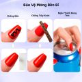 Bộ Sơn Móng Tay 2 Món Gồm Lớp Nền Và Lớp Phủ Bóng 12ml, Làm Khô Bằng Đèn UV/LED, Không Chứa HEMA, Bảo Vệ Móng Chắc Chắn, Bền Lâu, Chất Lượng Như Tại Salon. 