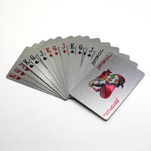 Kartu Remi Silver Lapisan Foil