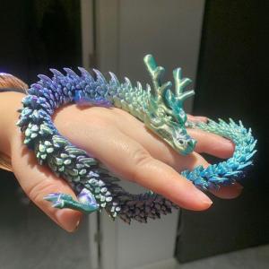 3D Printed Dragon Creative Desktop Decoration Joint Movable Car Decoration Childrens Toy Finished Model from Mainland China