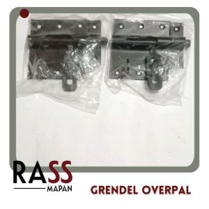 Grendel Overpal Overval Gembok Security Lock Kotak Hitam Doff