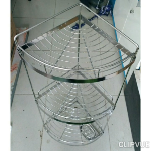 KỆ GÓC 3 TẦNG PHÒNG TẮM - INOX 304 CAO CẤP KHÔNG LO RỈ SÉT