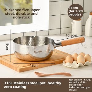 XIANGYOUYOU | Multifunctional Small Stainless Steel Pot