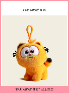 สุนัขน่ารัก Garfield กระเป๋าสตางค์ตุ๊กตาหมูป่าผู้หญิง เคสโทรศัพท์ กระเป๋าเป้ ตุ๊กตาหมี ของขวัญ เครื่องประดับ ตกแต่งกระเป๋า