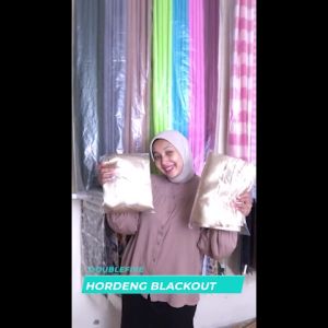 Gordyn Hotel Blackout Tidak Nerawang 90% Bahan Tebal Import