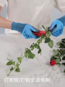 Dụng cụ tuốt gai hoa hồng (bằng nhựa giao màu ngẫu nhiên)