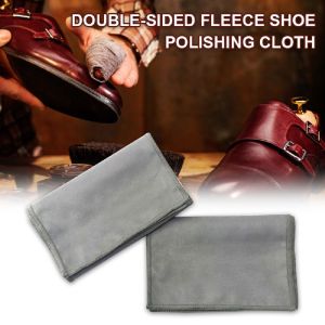 Swokii | 2pcs Shoe Shining Cloths Microfiber Flanne Polishing Cloth Shoe Cleaning Cloth For Buffing/Cleaning & Polishing Leather