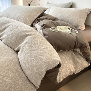 LUOLIQI | Bộ Đồ Chăn Ga Gối 3 Lớp Bông Mềm Dày
