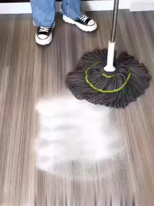 SK-C1315 Twist Mop Pel Lantai Tarik Peras Otomatis Kain Pel Microfiber / Alat Pel Lantai Putar