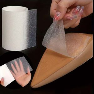 1 Cuộn Miếng Dán Đế Giày Tự Dính Nhẹ Cho Nữ Chống Trơn Trượt Bảo Vệ Gót Chân Chất Liệu PU Có Thể Cắt Để Tùy Chỉnh Kích Thước