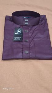 gamis polos pria kancing infor