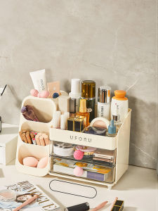 Desktop Organizer Drawer Style Office Stationery Pen Holder Miscellaneous Item Rack Document Arrangement Box Plastic Rectangular