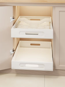 WUBUWEI | Pull-out Drawer Storage Box Pull Basket