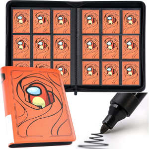 Large Capacity Pokemon 9 Grid Card Storage Album PU Leather Game of Thrones Magic the Gathering Trading Card Storage