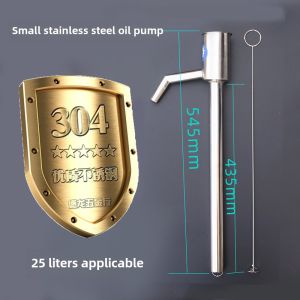 Stainless Steel Oil Pump Manual Small Size Oil Pumping Oil Machine Hand-Operated Oil Pump 304 Oil Pump Wine Pumping Hand-Pulled Oil Pump