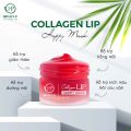 Ủ Môi Lựu Đỏ Collagen Lip Happy Mask 10g Hỗ Trợ Mềm môi, mướt môi, căng mọng môi, hỗ trợ mờ thâm và tăng sinh collagen cho môi. 