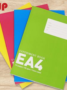 A4 Size Study Notebook Geometric Horizontal Line Blank Page Design Suitable for College Students And Postgraduate Exams