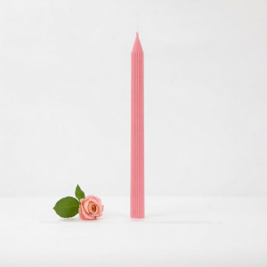 Pink Aromatherapy Candle Smokeless Home Wedding Dinner Candlestick Home Decor Airbnb Ornaments Souvenir Gift Candlelight