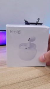 ⚡📦⚡Lotus Shopp⚡📦⚡HOT ITIM 2025⚡TWS Pro6 หูฟังบลูทูธ เสียงดีไม่เจ็บหู เชื่อมต่ออัตโนมัติ TWS เวอร์ชัน5.3หูฟังไร้สาย ระบบสัมผัส มีหลายสี