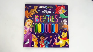 Disney Besties Colourmania Colouring Book Gift Set With 7 Felt Tip Pens For Kids