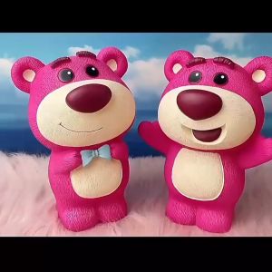 Strawberry Bear Lampu Tidur LED Lotso Lucu Hemat Energi Lampu Malam Hiasan Lampu Kartun Malam Kamar Tidur Lampu Tidur Bayi Menyusui Pelindung Mata Anak Lampu Malam Lampu Dekorasi Gift