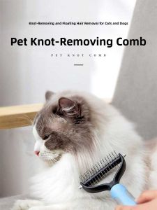 VOA | Dog Hair Removal & Knot Brush for Golden Retrievers and Cats
