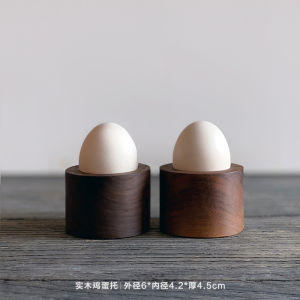 ชั้นวางไข่ไม้ทำมือสไตล์ย้อนยุคแบบกลมสำหรับเก็บของในครัวสไตล์สวีเดนไม่ทาสี