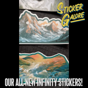 JAPANESE PAGODAS AQUAFLASK INFINITY STICKER (WATERPROOF AND SCRATCH PROOF VINYL LAMINATED STICKER)