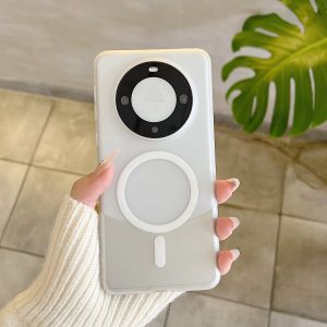 Ultra-Thin Matte Finish Magnetic Hardshell Phone Case for Huawei Mate70Pro And Mate60Pro plus Couples Style Protective Cover Mens Womens