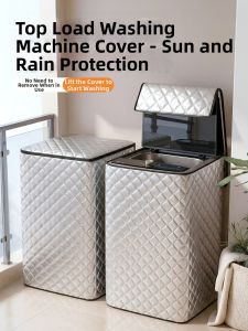 GEOBOX | Waterproof Sunscreen Dustproof Cover Cloth For Top Load Washer