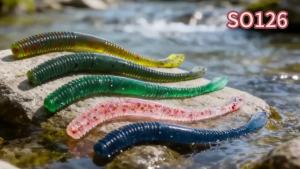 10pc 10cm 2.3g Sea Fishing Plastics Soft Lure Bait Earthworm Wobblers Trout Bait Worm Lure Spinnerbait Fishing Goods Accessories