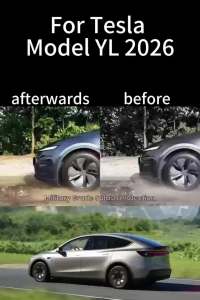 Bùn Chắn Xe Tesla Model YL 2026 Trước Sau Chất Liệu TPE Chống Mọi Thời Tiết Chống Tuyết Chống Cát Không Cần Khoan.