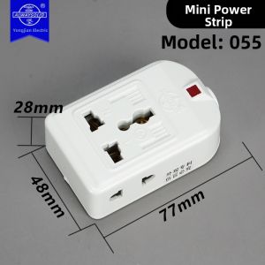 Mini Detachable Wireless Power Strip with Multiple Outlets Sockets for Weak Electrification Wiring Box from China Manufacturer