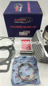 Cylinder Block Set for TMX125/CG125 56.5MM - includes cylinder block gaskets piston ring and other components.