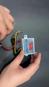 Digital Temperature Controller 220V Thermostat For Egg Incubator Timer Sensor Blower Fan Set