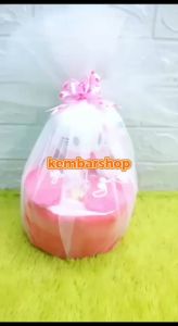 Kembarshop - FREE KARTU UCAPAN Parcel Kado Bayi Boy Girl Handuk Tile Cantik