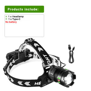 Ultra Powerful LED Headlamp 980000000LM Super Bright Long Range 4500M Head Flashlight Rechargeable Head Lantern Fishing Hunting