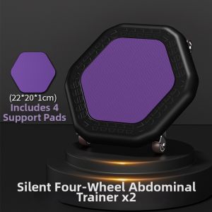 ZHANKE | Silent Multidirectional Fitness Equipment Abdominal Roller