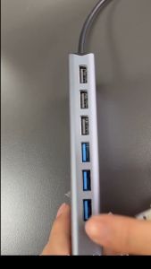 Cổng chuyển đổi HUB Type C to HDMI USB 3.0 RJ45 PD Cho MAC Laptop Máy tính bảng