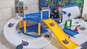 PAW PATROL TOY PLAY SET PARKING RACING TRACK WITH 2 PIECES CHARACTER WITH CAR TOY FOR KIDS