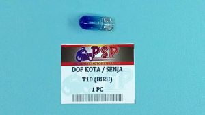 Dop Senja Kota T10 Biru: Bohlam Lampu T10 12V 5W