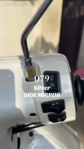 Suzuki Address 115 |  Side Mirror CHROME STEM ROUND TYPE LONG STEM UNIVERSAL 079