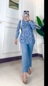 MUMU - Winni Mika Set Wanita Terbaru Model Kekinian Bahan Knit Premium by MUMU FASHION