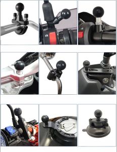 Enxing Knight Motorcycle Phone Holder Long Umbrella Small Helmet Stand Rainproof Phone Holder Accessories กันน้ำ โทรศัพท์มือถือ จักรยานยนต์ เครื่องมือ