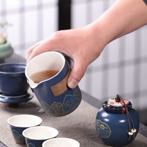 Portable Travel Teapot Set: A Fine Gift for Father, Boyfriend, and Business Colleagues