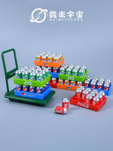 Miniature Beverage Bottle Coca-Cola Model Display Piece Microscale Dollhouse Scene Toy Kitchen Accessories Plastic Toys for All Ages