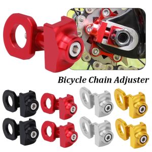 Single Bicycle Chain Tensioner Adjuster 14 inch Bicycle Chain Tensioners Fastener Bolt Screw anti drop chain Bicycle Accessories