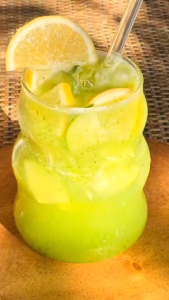 Concentrated Honey Lemon Cucumber Green Syrup Beverage Preparation Specific