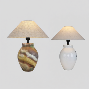 Abotu | Retro Modern Chinese Japanese Zen Style Bedside Table Lamp
