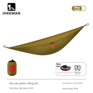 HIKEMAN | Hammock Đôi Nhẹ Chống Lật